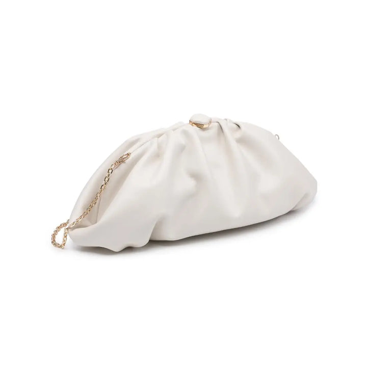 Jennifer Clutch in Ivory & Natural