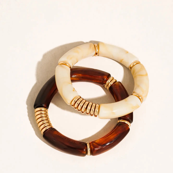 Cove Chunky Resin Bangle Set