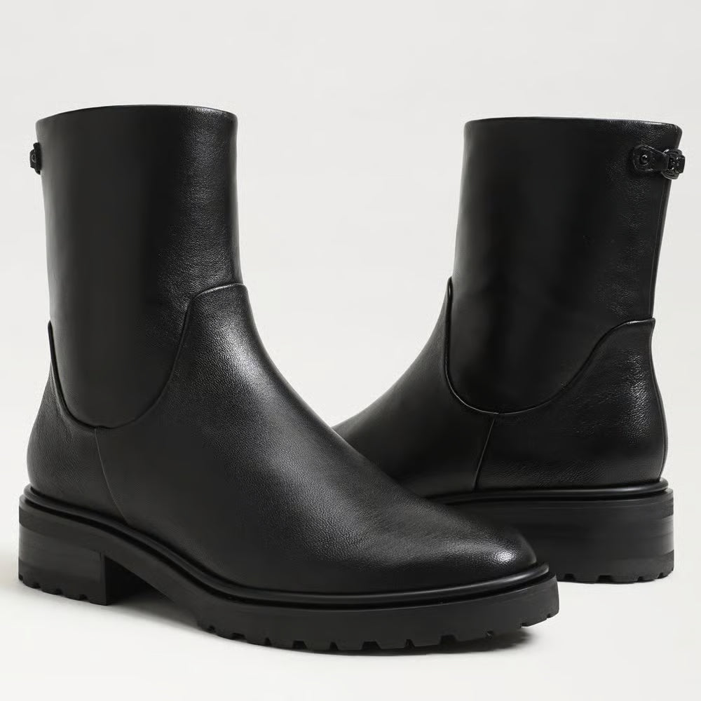 Sam Edelman Sky Boot in Black Leather