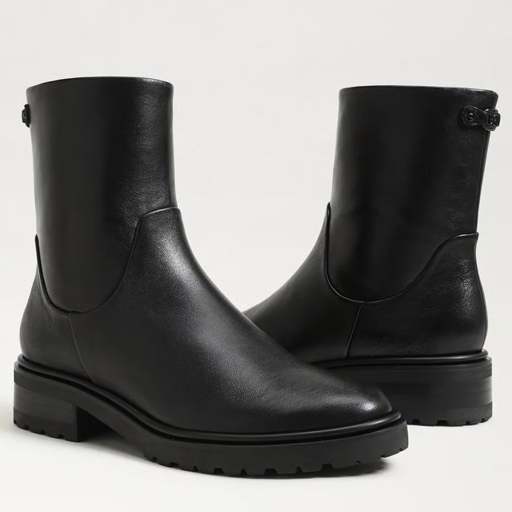 Sam Edelman Sky Boot in Black Leather