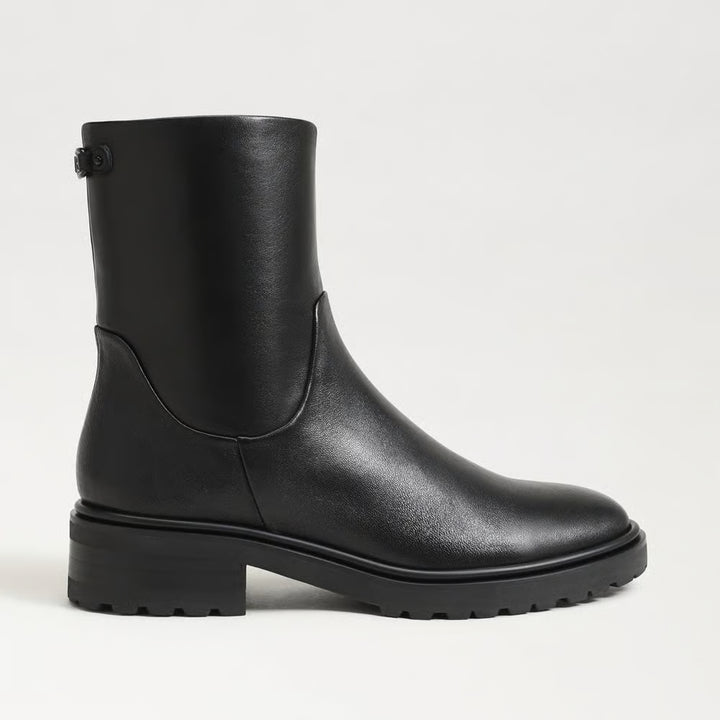 Sam Edelman Sky Boot in Black Leather