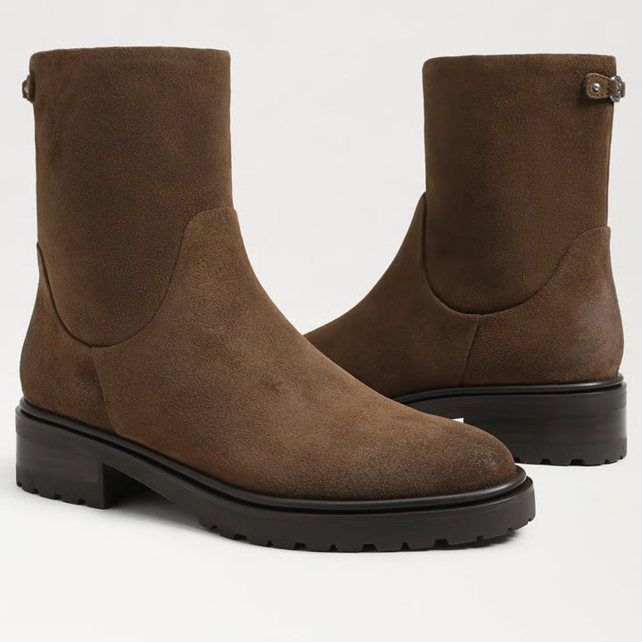 Sam Edelan Sky Boot in Washed Mocha Suede