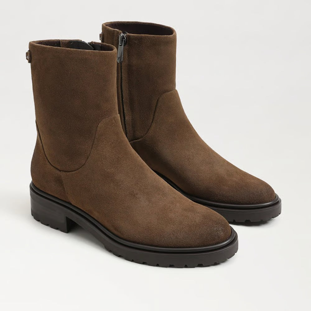 Sam Edelan Sky Boot in Washed Mocha Suede