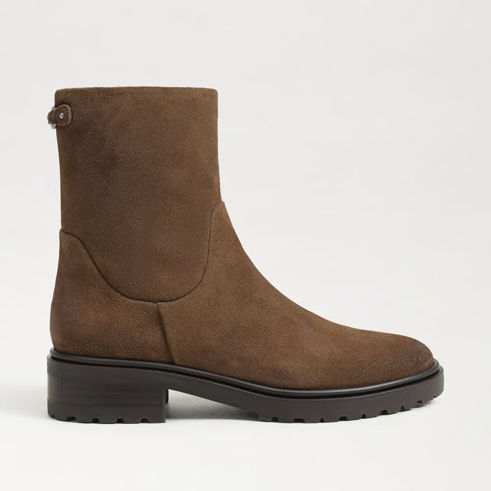 Sam Edelan Sky Boot in Washed Mocha Suede