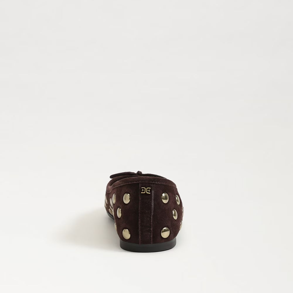 Sam Edelman Ali Stud in Cafe Noir Suede