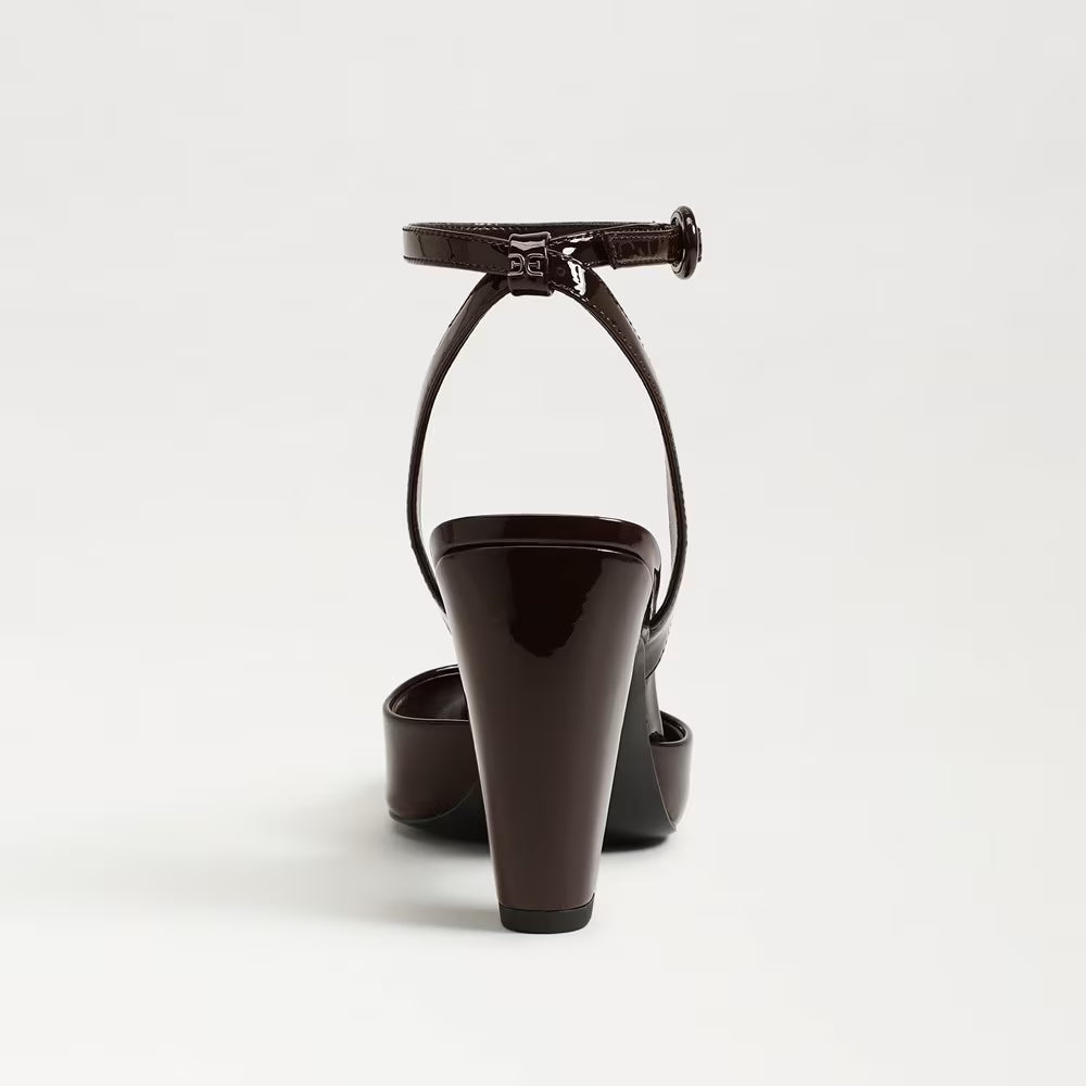 Sam Edelman Wrenna Pump in Chocolate Patent