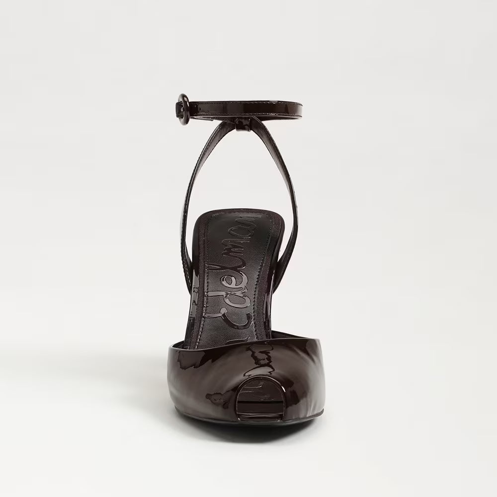 Sam Edelman Wrenna Pump in Chocolate Patent
