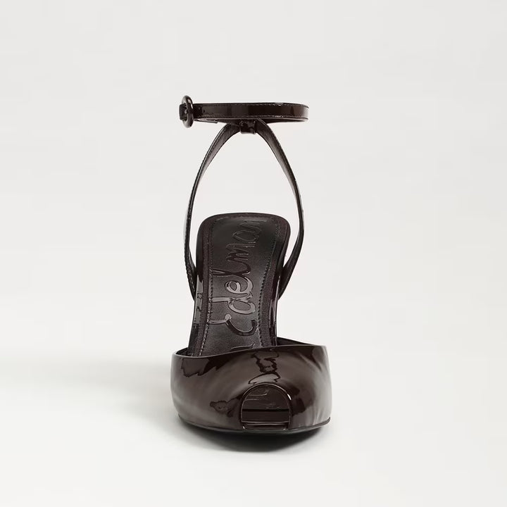 Sam Edelman Wrenna Pump in Chocolate Patent