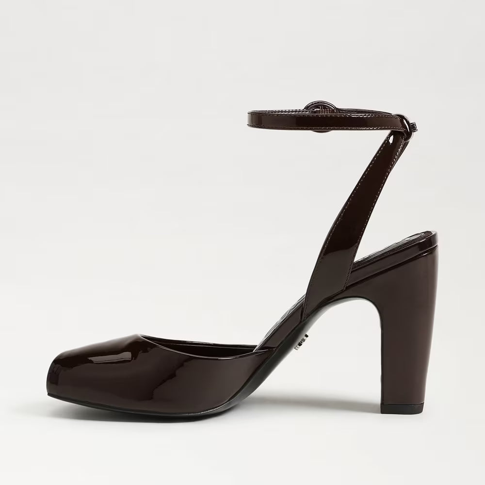 Sam Edelman Wrenna Pump in Chocolate Patent