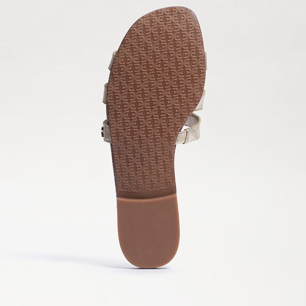 Sam Edelman Bay Sandal in Gold Leather