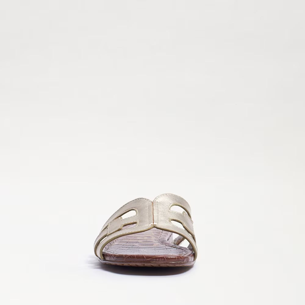 Sam Edelman Bay Sandal in Gold Leather