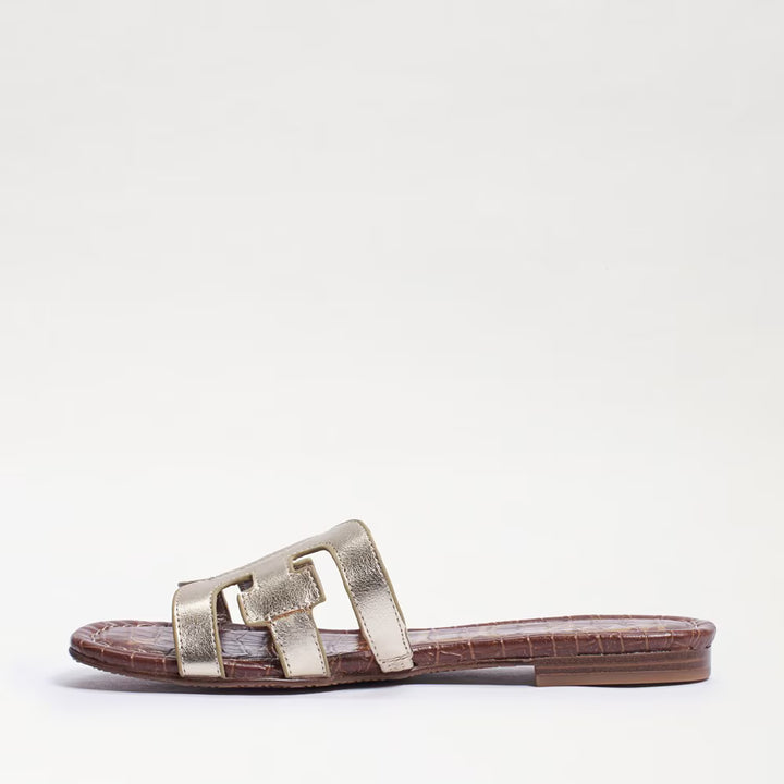 Sam Edelman Bay Sandal in Gold Leather