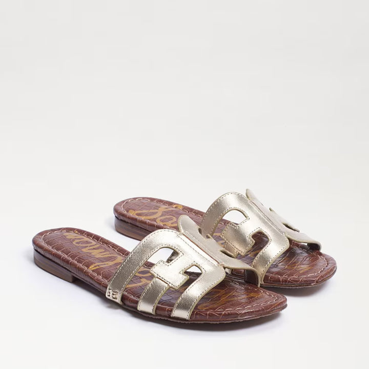 Sam Edelman Bay Sandal in Gold Leather