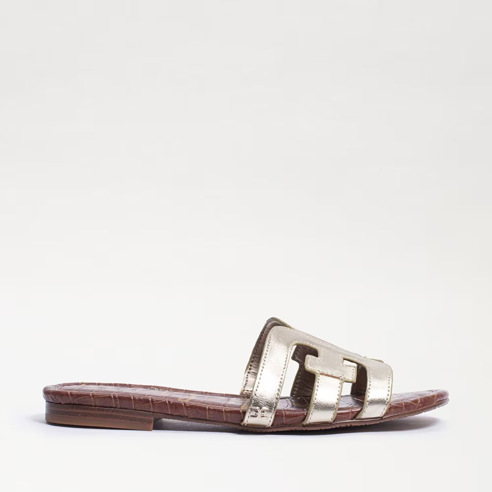 Sam Edelman Bay Sandal in Gold Leather