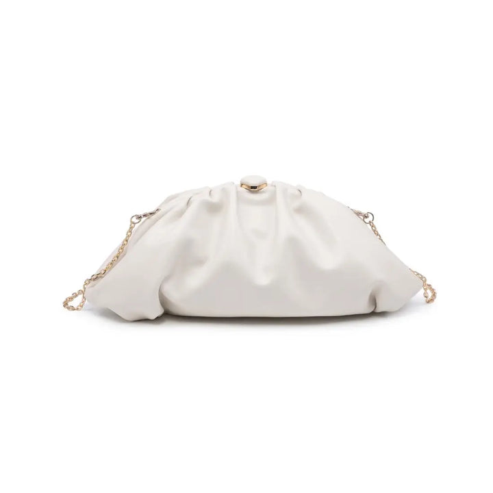 Jennifer Clutch in Ivory & Natural