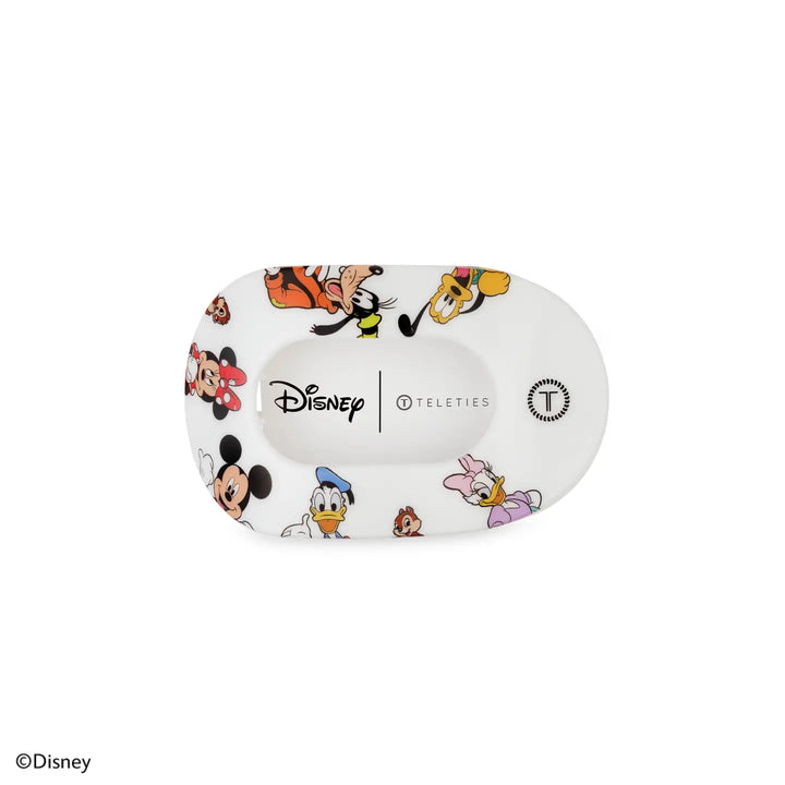 Teleties Mickey & Friends Flat Round Clip, Small