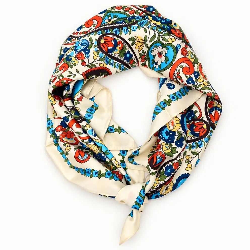 Cara Paisley Print Scarf