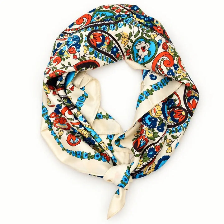 Cara Paisley Print Scarf