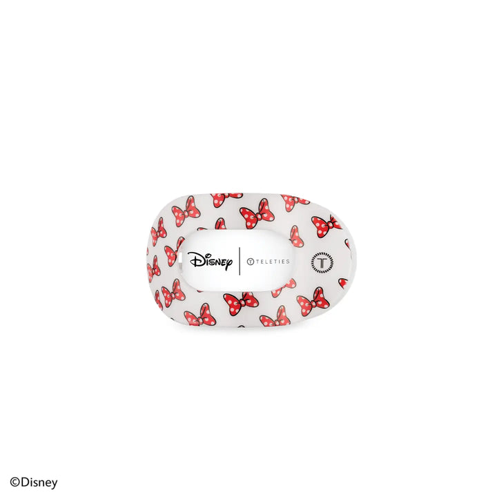 Teleties Minnie Mouse Bows Flat Round Clip, Tiny