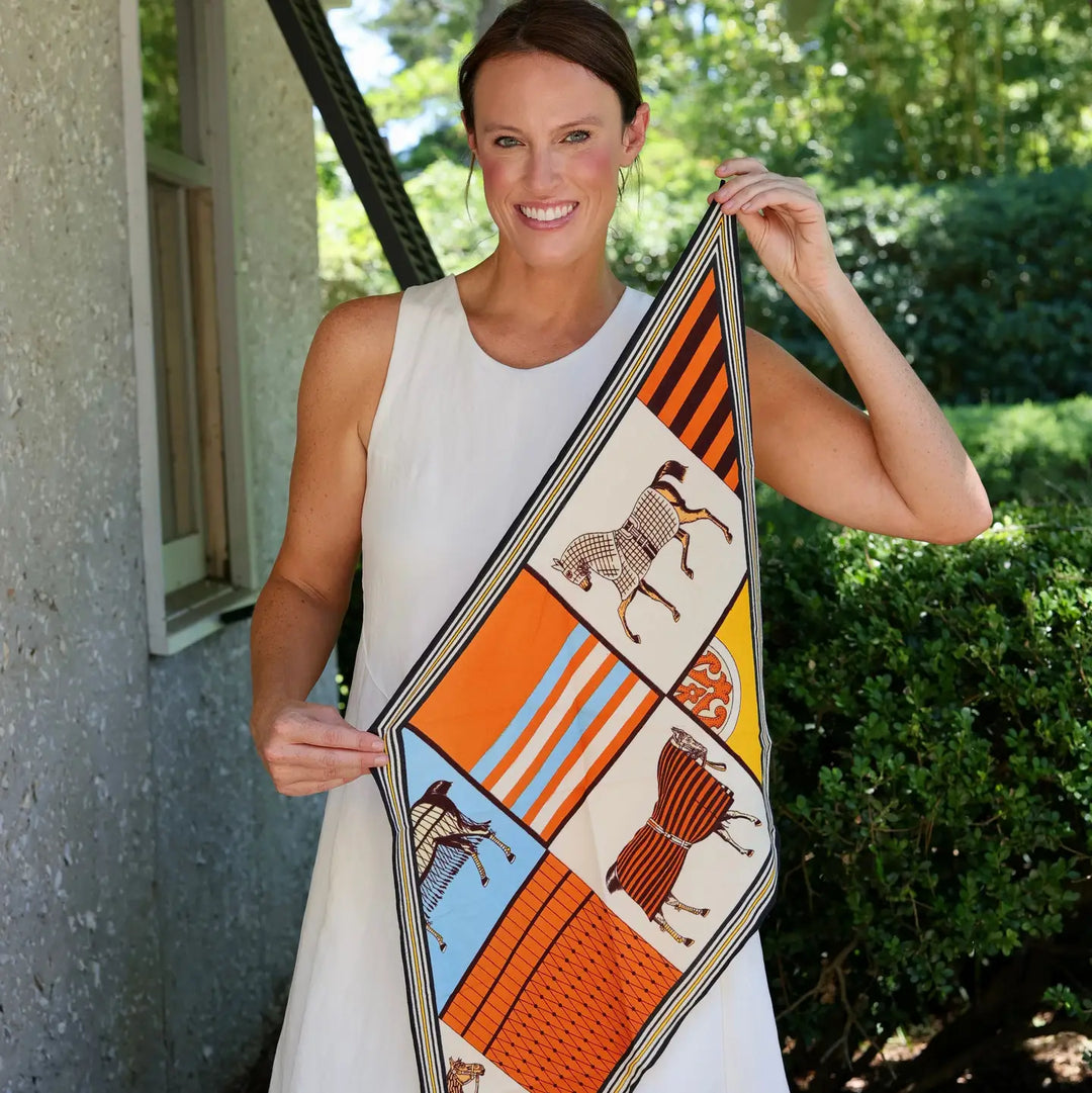 Harris Horse Print Scarf
