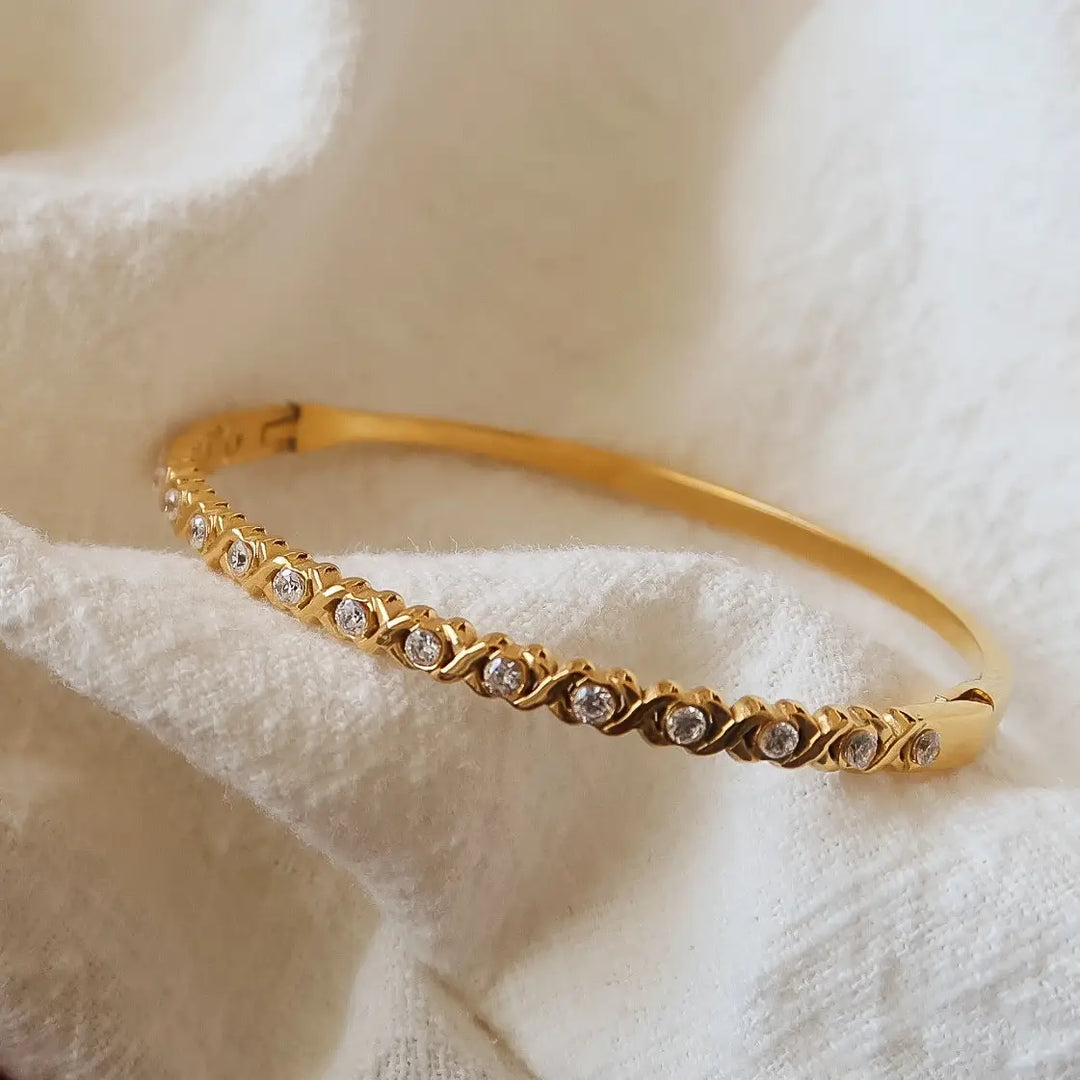 Séraphie Cz Cuff Bracelet