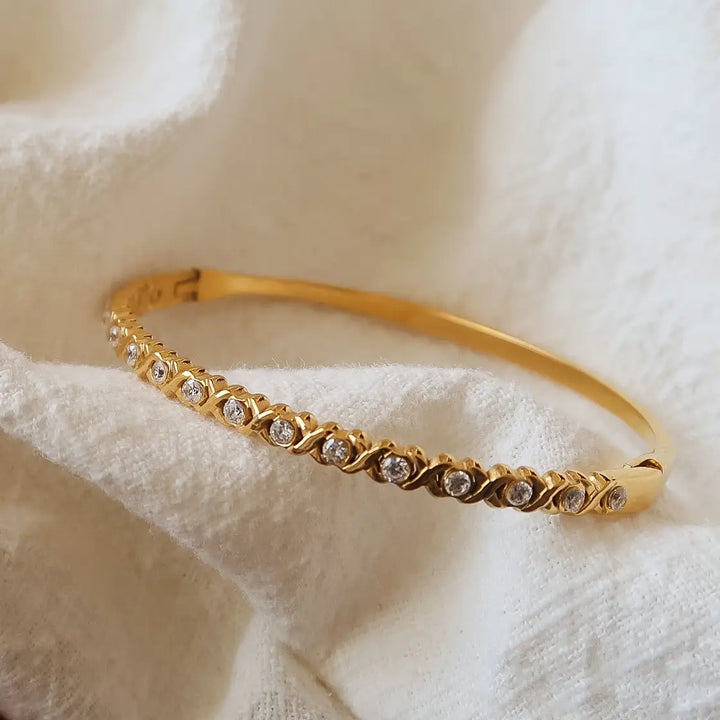 Séraphie Cz Cuff Bracelet