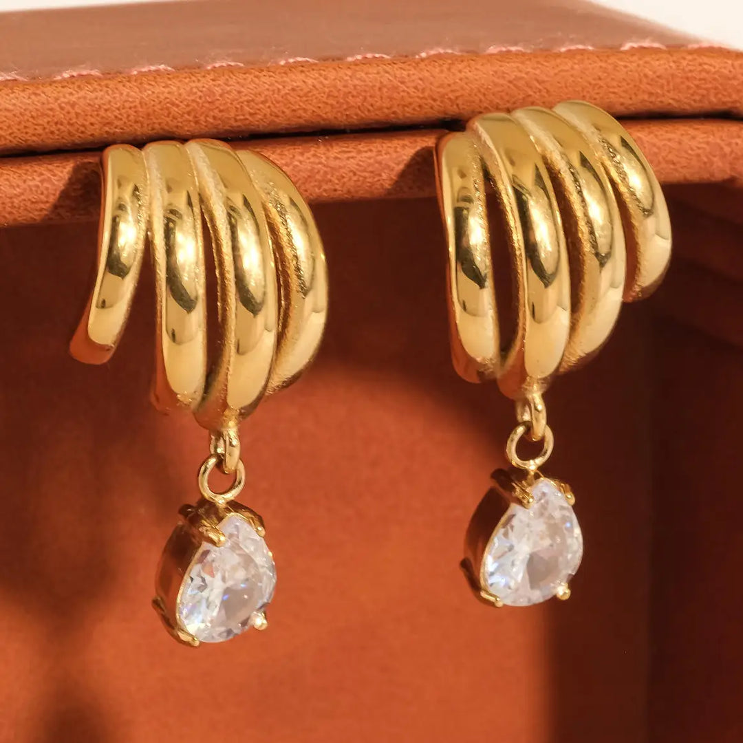 Dovely Classic Cz Drop Earring