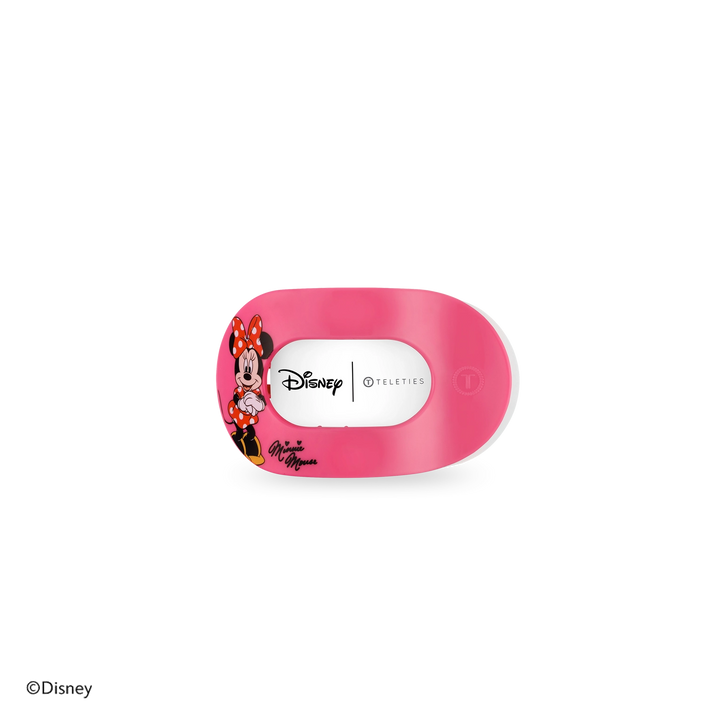 Teleties Minnie Mouse Flat Round Clip, Tiny