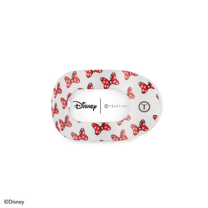 Teleties Minnie Mouse Bows Flat Round Clip, Small