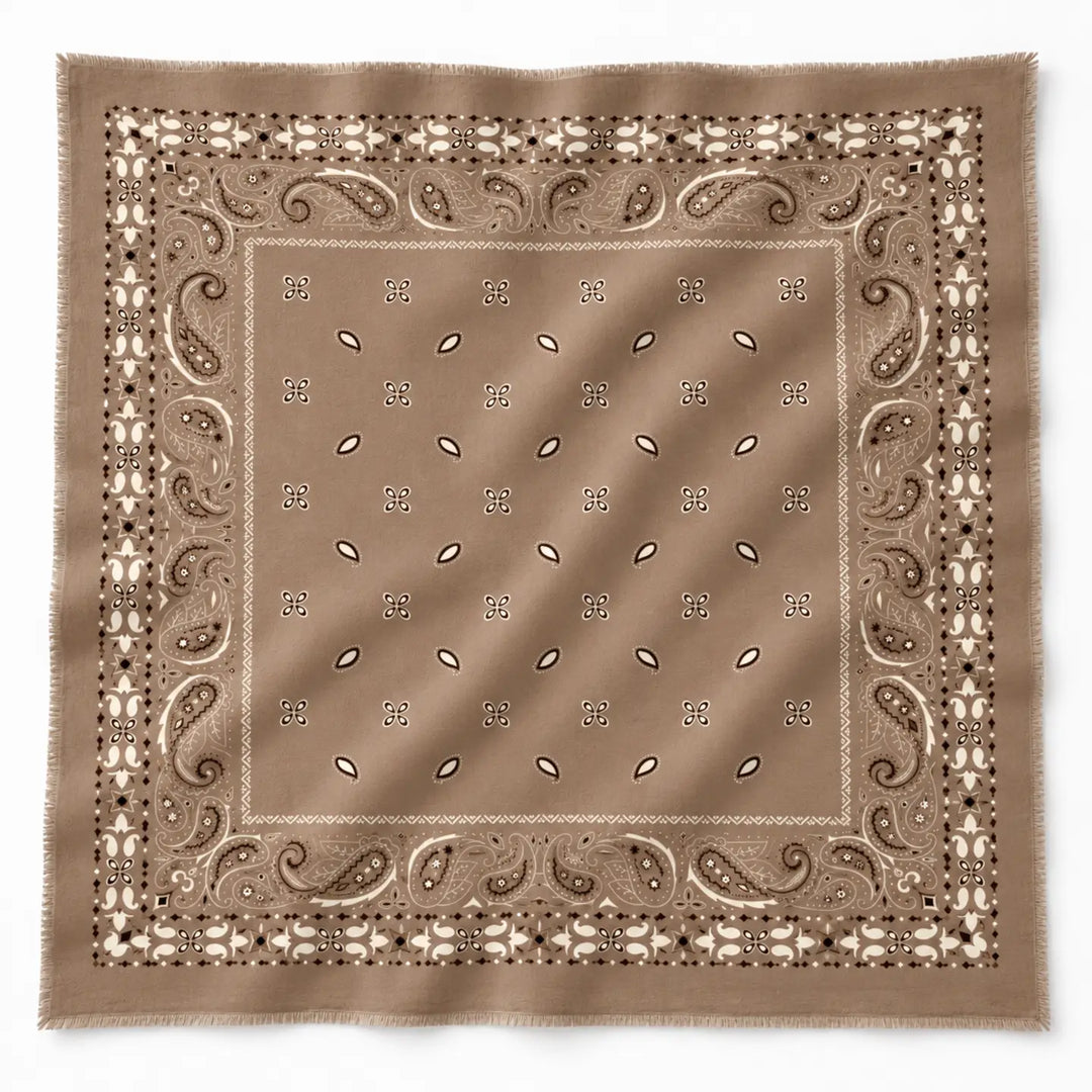Brushed Bandana Oversized Scarf