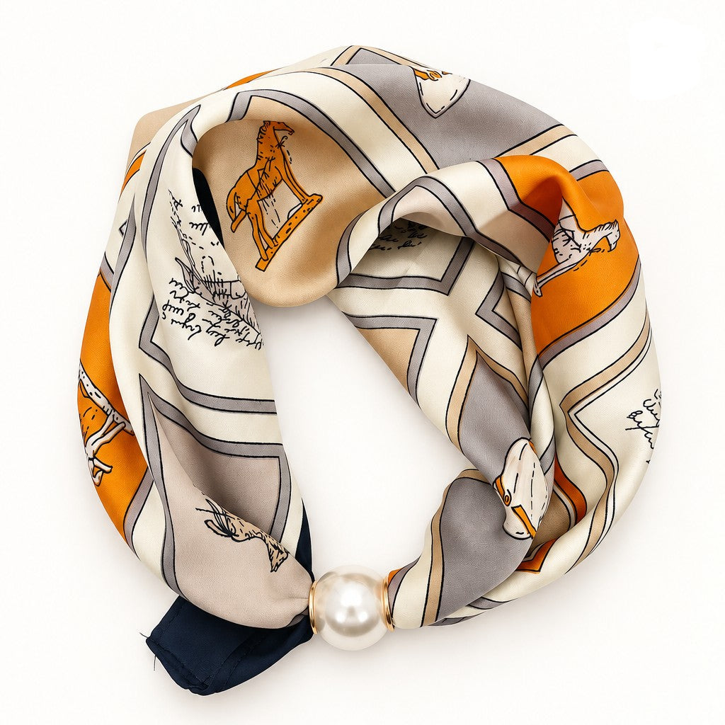 Pearl Magnetic Scarf