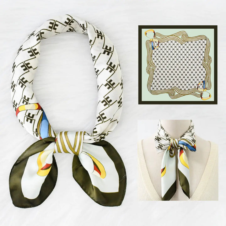 Chain Satin Scarf