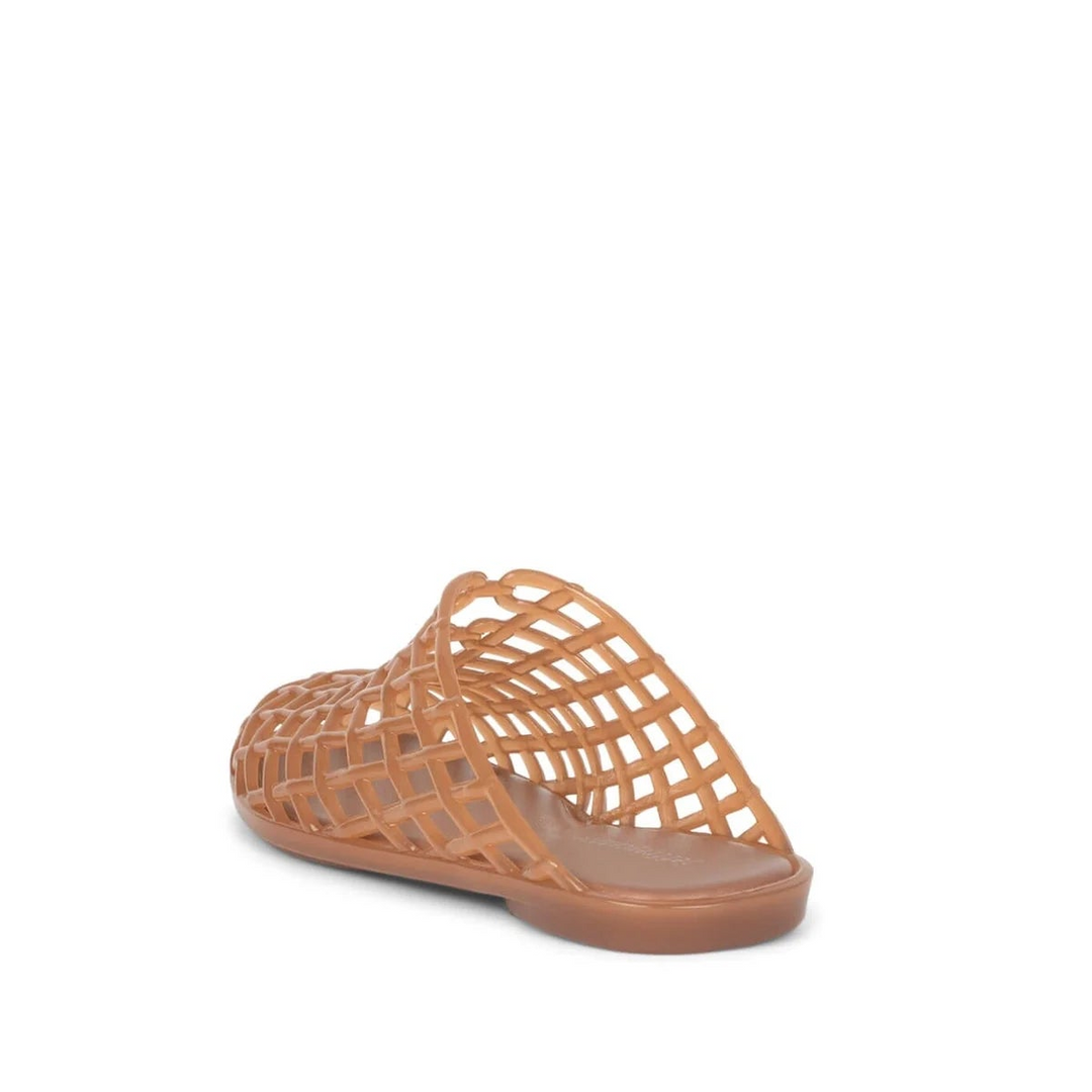 Jeffrey Campbell Sea-Glass Jelly Mule in Caramel